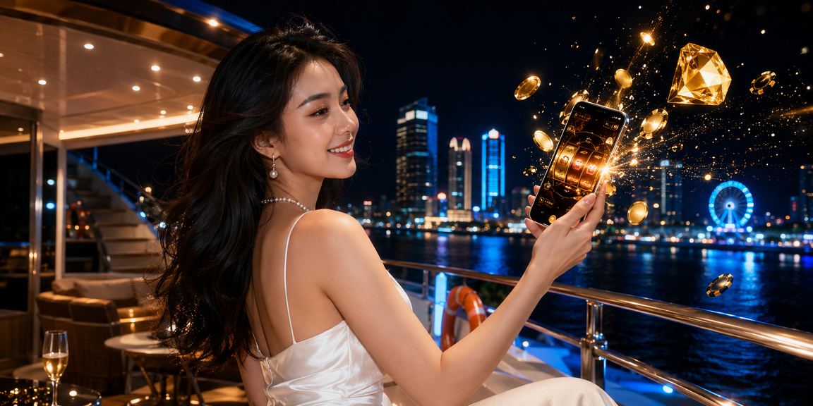 Người dùng chơi slot và thực hiện thanh toán tại bãi biển Đà Nẵng