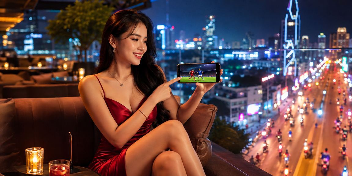 Không gian đặt cược thể thao sôi động về đêm tại TP Hồ Chí Minh