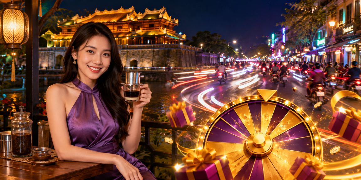 Roulette sôi động kết hợp cà phê tại Huế