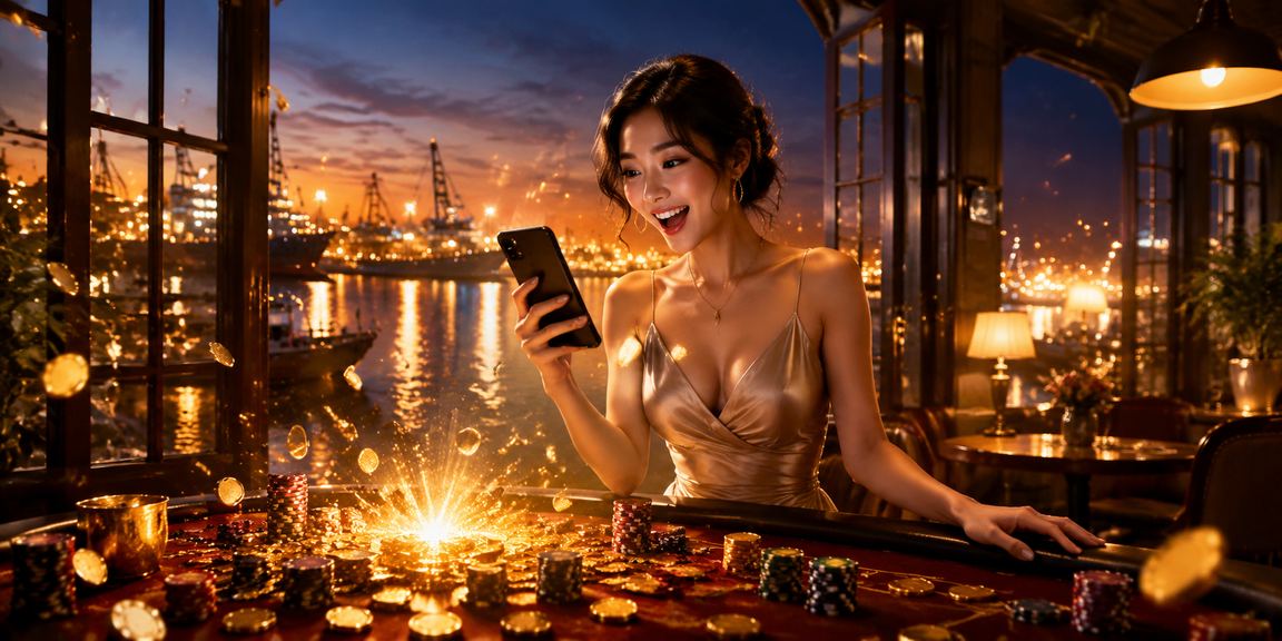Người dùng trải nghiệm casino trực tuyến trên điện thoại tại Vũng Tàu bên ly cà phê